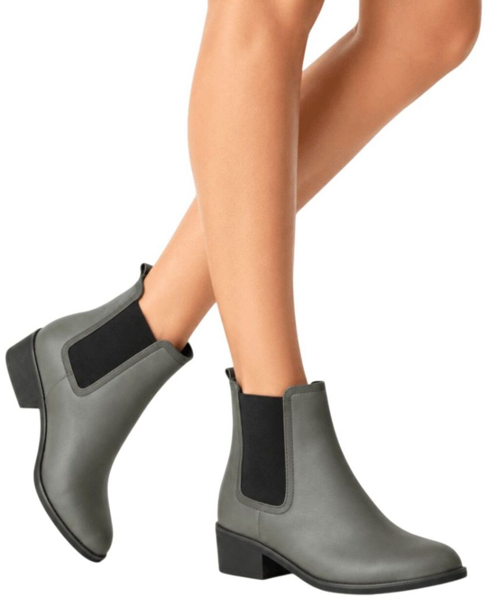 NWD SAM EDELMAN Tinsley Rain Boot In Dove Grey Size 11